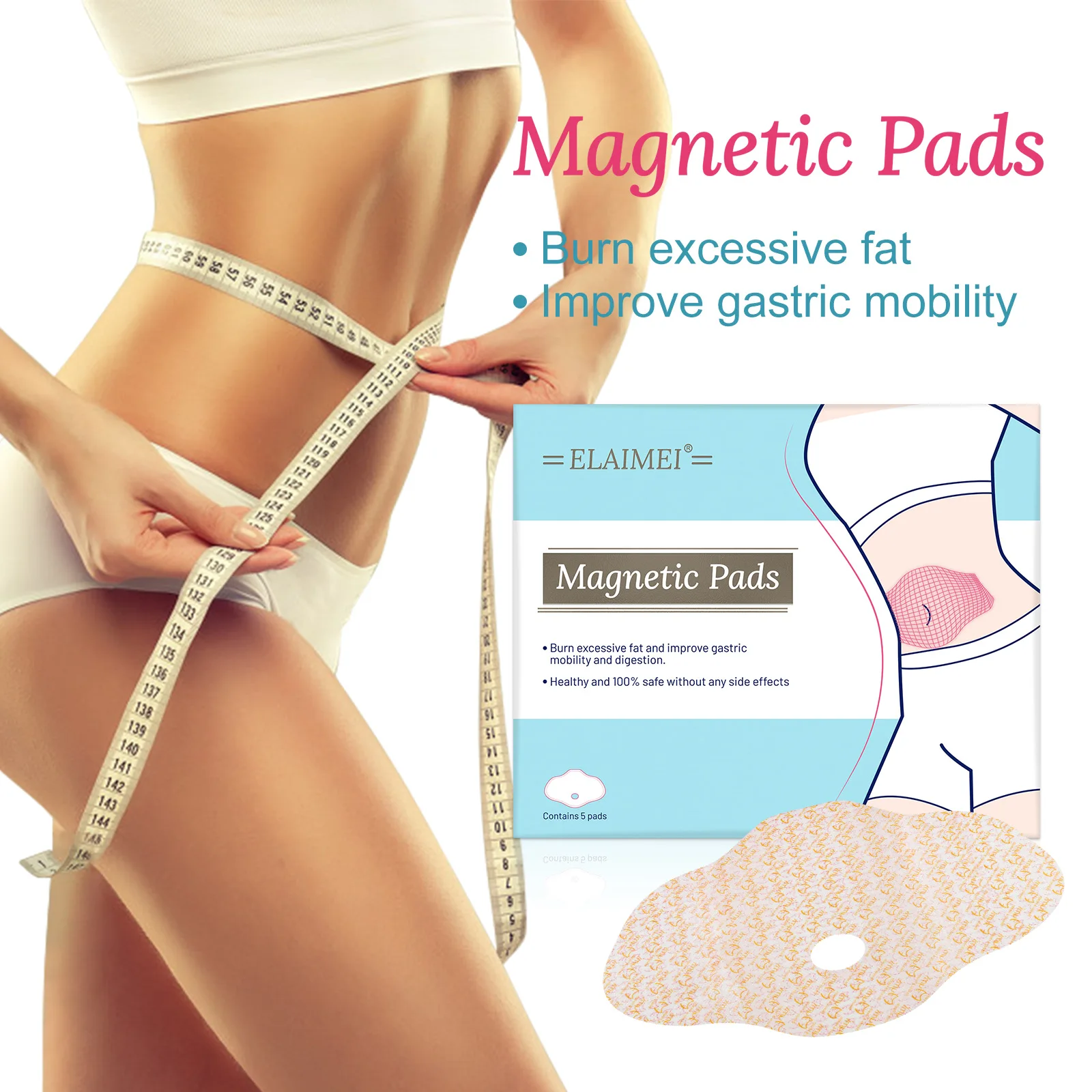 5/15/25pcsELAIMEI Slim sticker Belly patch Skinny leg arm patch Belly Sculpting Body Patch Free Shippin