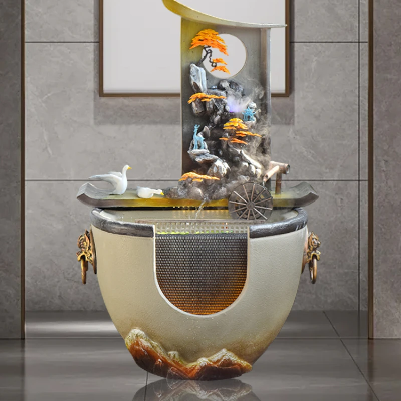 

Floor Flowing Water Ornaments Outdoor Water Circulation Landscape Office Courtyard Fountain