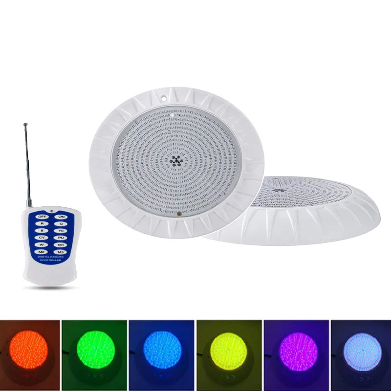 

40W 50W 60W LED resin swimmimg pool lights IP68 waterproof underwater light AC12V wall mounted lamp RGB color changeable light