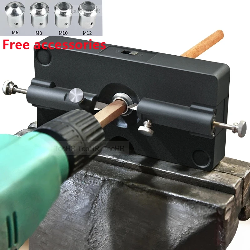 

Woodworking Tool Dowel Maker Metric With HSS Cutter Head Electric Drill Milling Dowel Round Rod Auxiliary 6mm 8mm 10mm 12mm