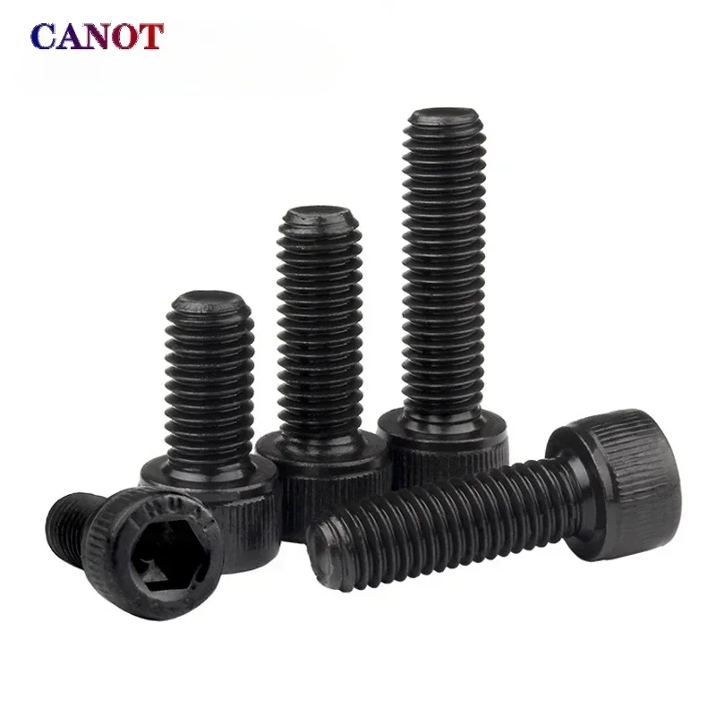 Hexagon hex socket screw Hex Socket Head Screw M3 M4 M5 M6 M8 M1.4M1.6 M2 M2.5 A2 304 Stainless Steel Cap Allen Head Blot Grade 12.9 Black DIN912