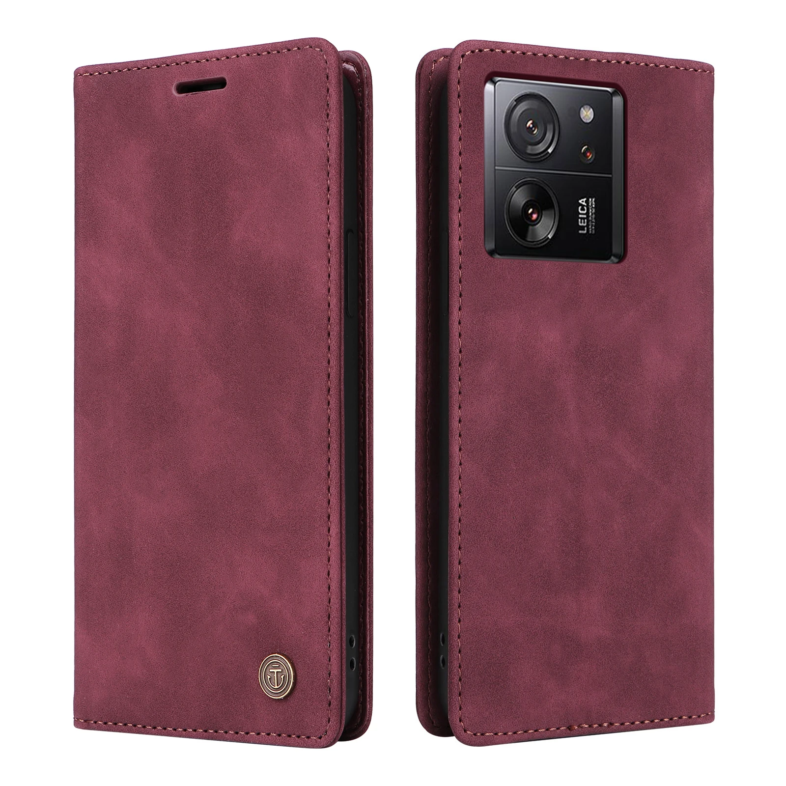 Ultradünne Leder-Klapphülle für Xiaomi Mi 17T 15T 14T 13T Redmi Note 15 14 13 Pro Plus 5G 13C 14C Business Wallet Handyhülle – Detail 2
