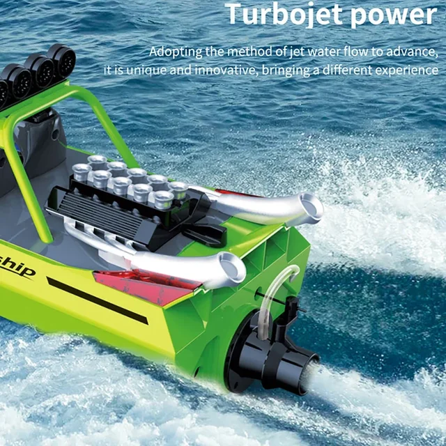 TY725 2.4GHz RC TURBOJET PUMP High-Speed Remote Control Jet Boat Low Battery Alarm Function Adult Children Toy Gift 4