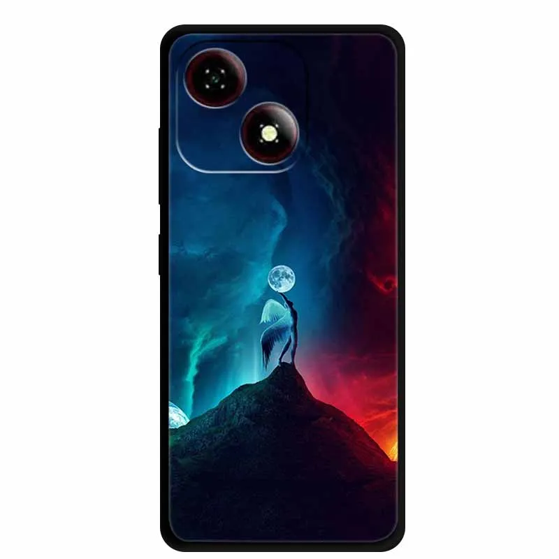 Luxury Black Silicone TPU Soft Back Cover Case, Fashion Coque Shell