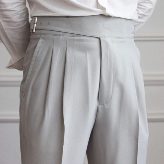 High Waist Pants Men - Temu