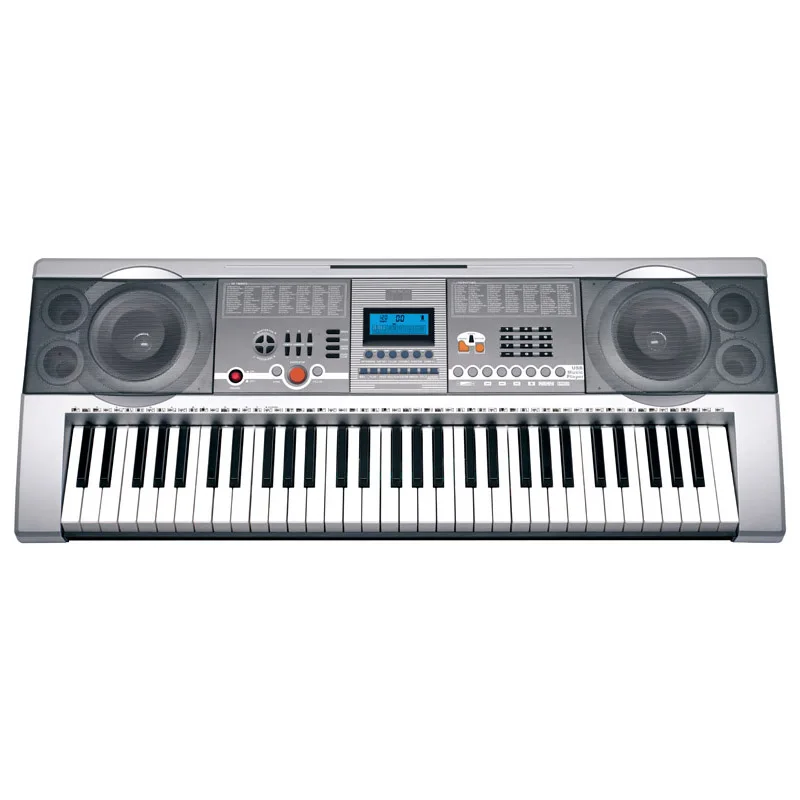 

HUASHENG Popular Model Design Electric Piano 61 Keys Keyboard Instruments 100 Timbres 10 Demo Songs Electric Organ for Gifts