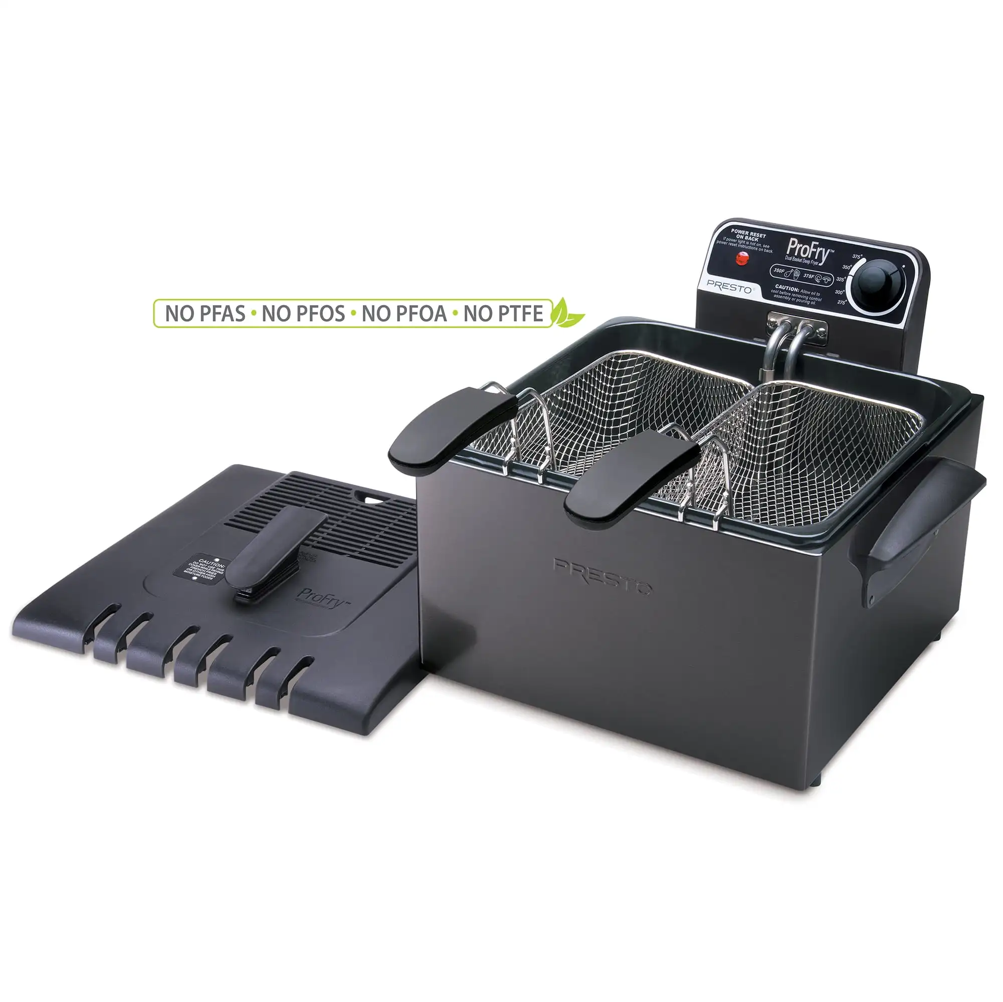 5Qt Dual Basket Pro Fry Immersion Element Black Deep Fryer 05489 Electric Deep Fryer .USA.NEW 3