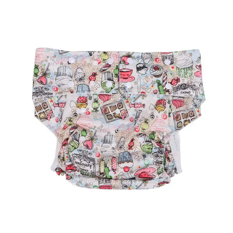 Reusable Adult Diaper Pants Waterproof High Elasticity Soft Leakproof Diaper Breathable Nappy Pant for Elderly Disabled Patients
