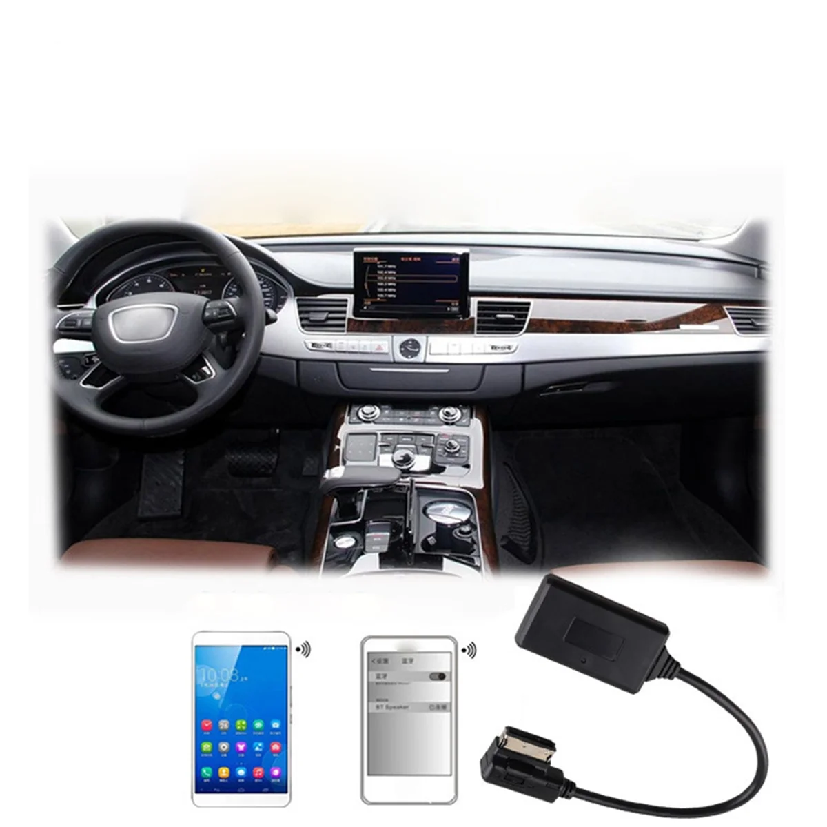 

Модуль AMI MMI Bluetooth, Aux кабель, беспроводной аудио вход, Aux радио, медиа интерфейс для Audi Q5 A5 A7 R7 S5 Q7 A6L A8L