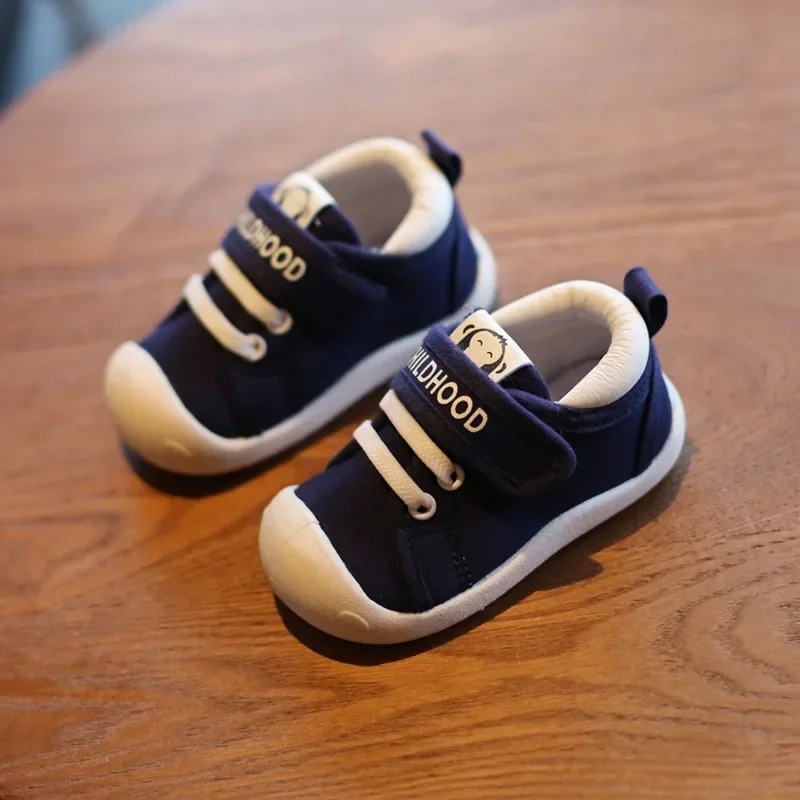 Spring Infant Toddler Shoes Girls Boys Casual Canvas Shoes Soft Bottom Comfortable Non-slip Kid Baby First Walkers Shoes 4