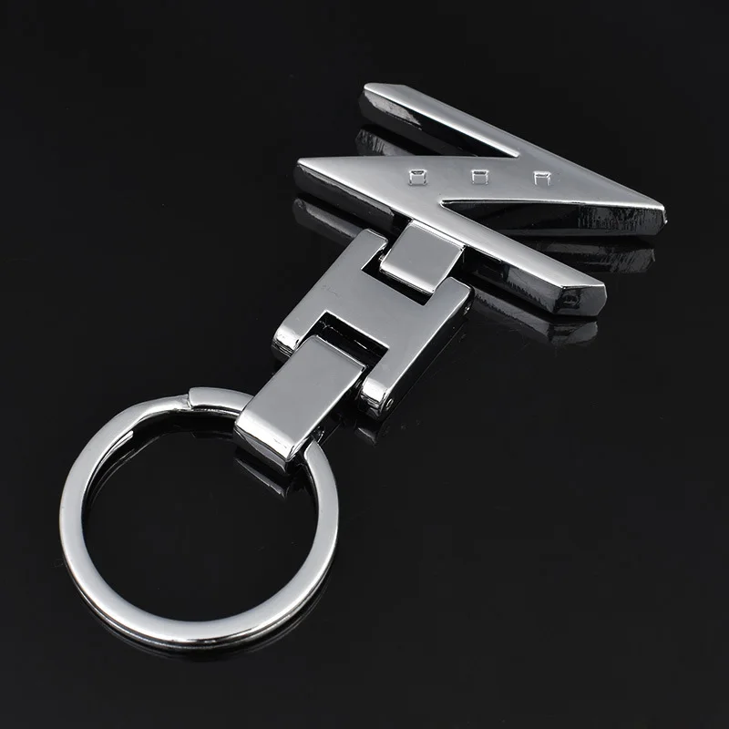 Z Style Car Key Chain Ring Chrome Finishing For Nissan 280ZX 300ZX 350Z 370Z Z Car Key Ring Keychains Chrome Keyring