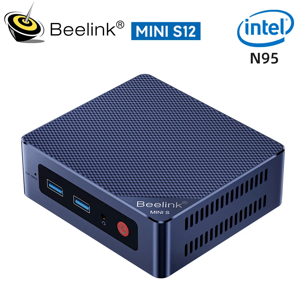 Beelink Mini S12 Windows 11 Intel 12th Gen N95 Mini PC DDR4 8GB 256GB SSD Desktop Gaming Computer Mini S12 Pro Intel N100 NVME - 200 лучших товаров с Али