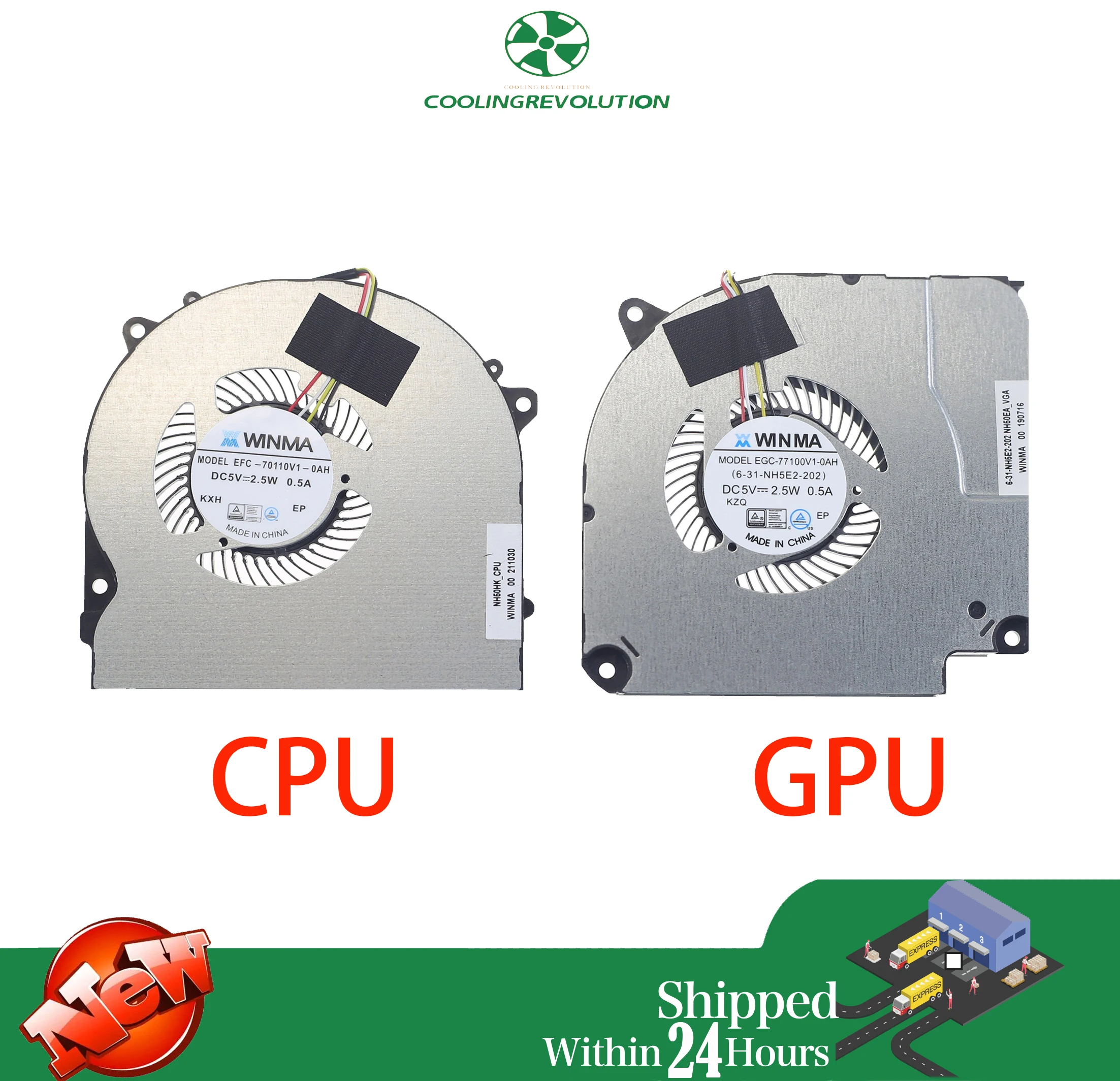 Cpu Gpu Ventilador de Refrigeração Egc77100v10ah Hasee Z7m-ct5na Z7m-cn7na Z7m-ct7nk T58-v 631-nh5e2202 Computador Portátil - Imagem 2