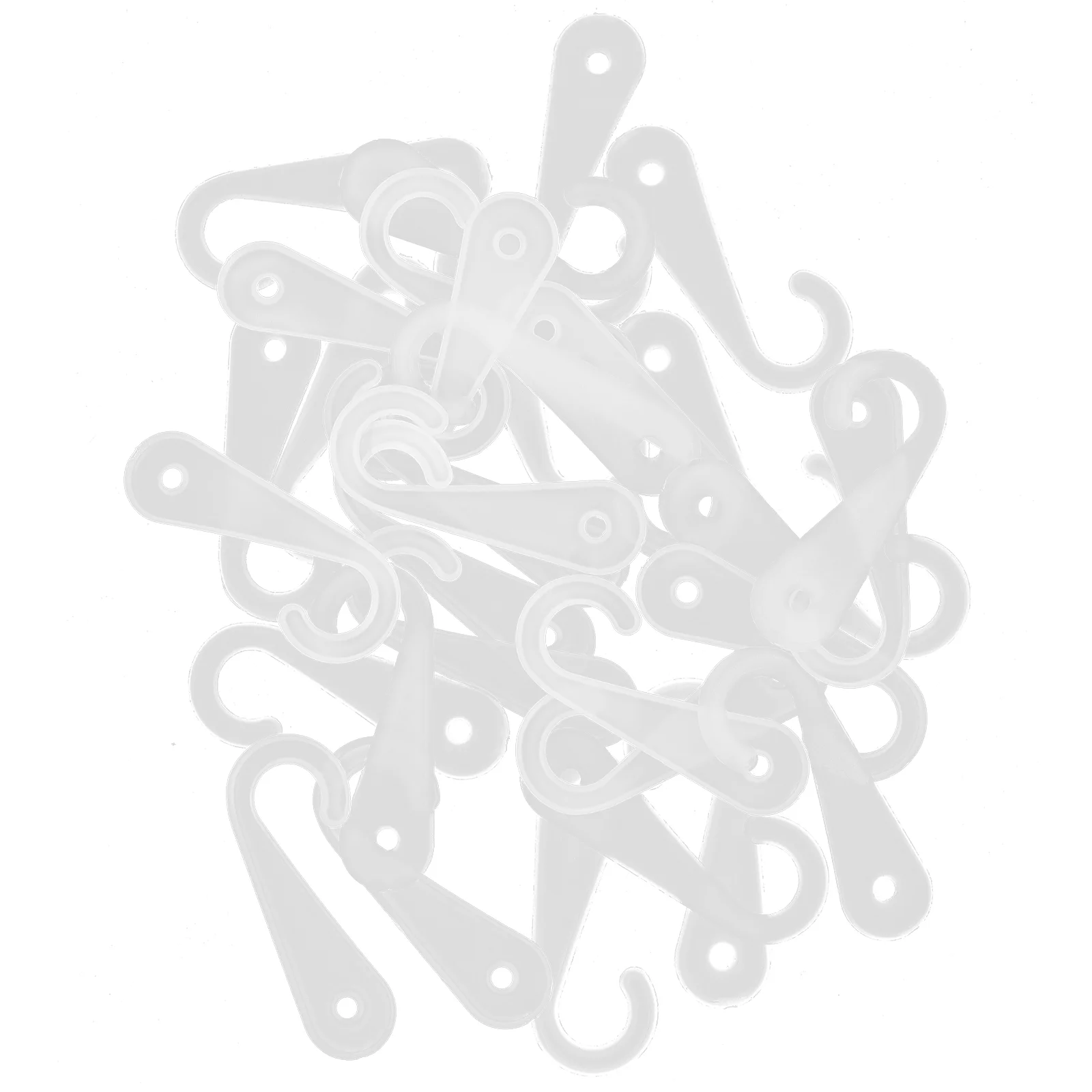 

500 Pcs Hook Hat Hooks Plastic Sock Display PP Hanging Socks Rack Hanger J-Hook Tool