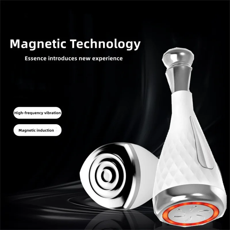 LED Magnetic Micro Skin Tightening Vibrating Import Facial Massager Anti Wrinkle Face Eye Massager Dark Circle Remove Eye Care high frequency hifu 2 0 face skin lifting rejuvenation ultrasound ems micro current firming facial tightening anti wrinkle tools