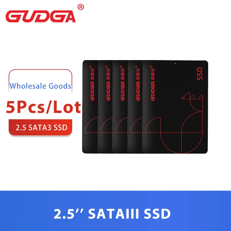 

GUDGA SSD 5 шт. 120 ГБ 240 ГБ 256 ГБ оптовая продажа 2,5 'SATAIII внутренний жесткий диск Ssd жесткий диск для настольного ноутбука