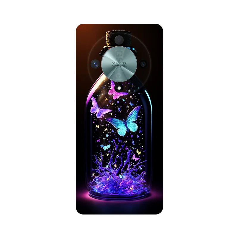 Silicone Wolf Painted Soft TPU Back Case Cover