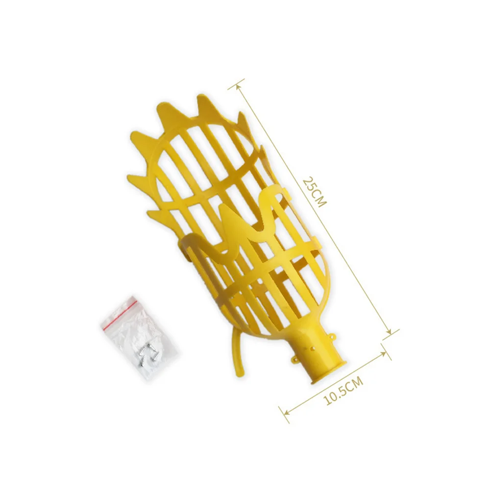 

Fruit Picking Machine Strong Durable Easy To Use Adjustable Fruit-picking Device Fruit Picker Portable Garden Tools Yellow