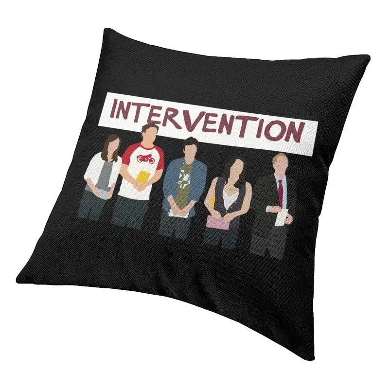 Intervention How I Met Your Mother Sofa Cushion Cover Soft Funny TV Show Throw Pillow Cases Living Room Decoration Pillowcase