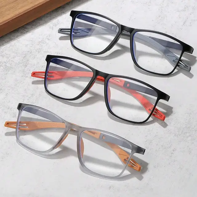 Anti-blue light reading glasses for men and women universal reading glasses large frame glasses optical stand