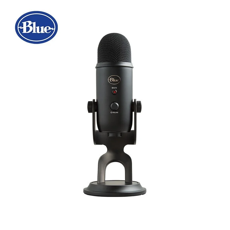 Logitech Blue Yeti USB Microphone Simple Packages for Recording and Streaming 4 Pick up Mode For PC and Mac Live Microphones 