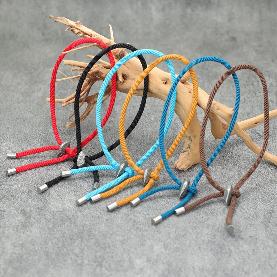 Thin Cord Chain Bracelet for Men and Women