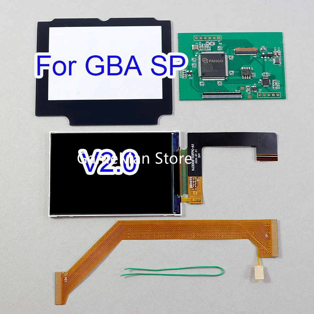 6-Color Glass Lens Screen Protector Set For GBA IPS LCD V2 Game Boy Advance Console