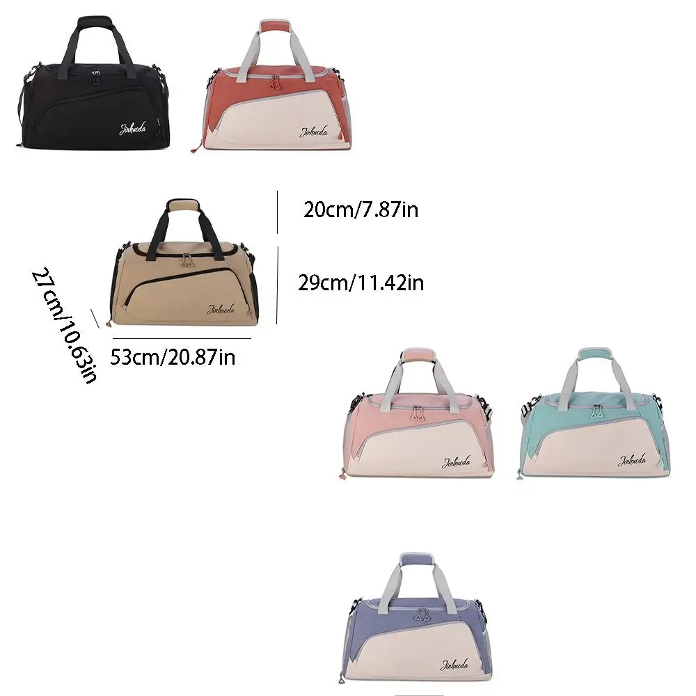 Tote Large Capacity Sports Gym Bag Waterproof Multifunctional Fitness Bag Wet Dry Separation Duffle Bags Yoga Exercise