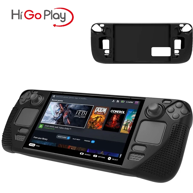 Custodia Morbida Per Custodia Steam Deck Particelle Antiscivolo Console Di Gioco Custodia Protettiva In Silicone Per Accessori Steam Deck