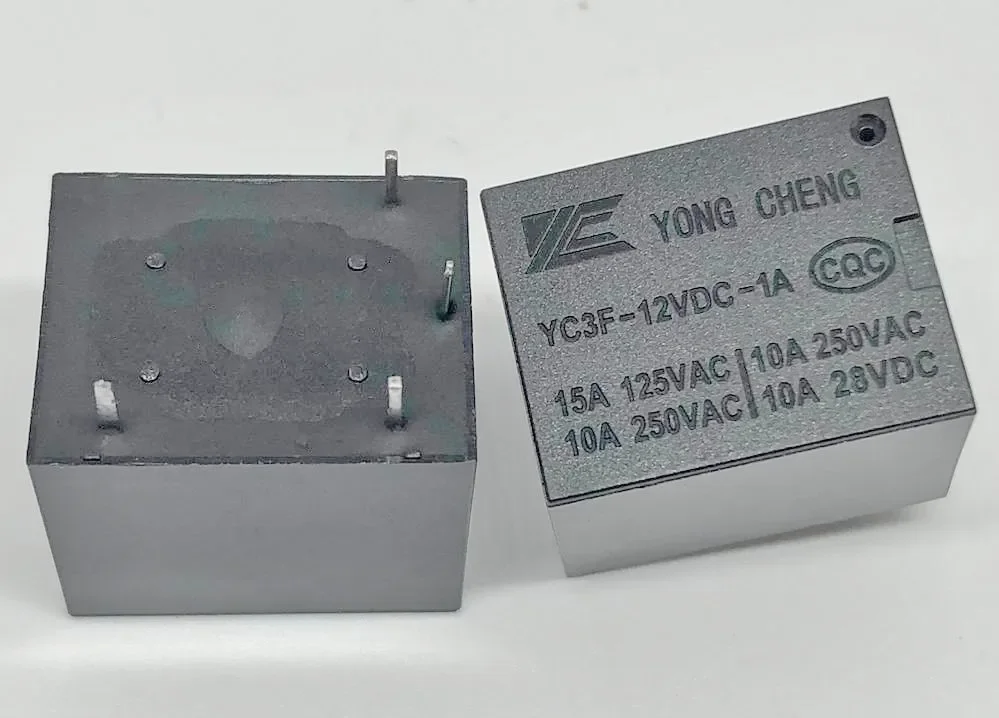 YC3F-12VDC-1A YC3F-5VDC-1A YC3F-12VDC-S-A (T73A-12V/5V-10A) Relay 4pins