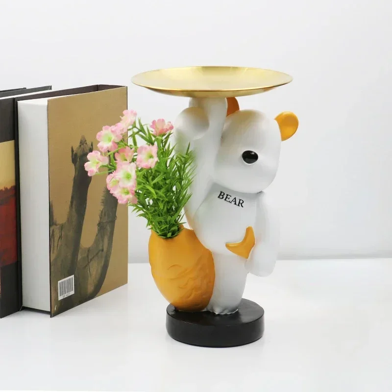 

Милый вертикальный медведь, мягкие украшения из смолы, цветочные композиции, посадки ВАЗ, подносы для хранения всякой всячины.