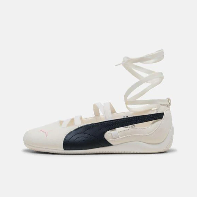 Puma Authentic Speedcat Women's Thin-Sole Bow Tie Ballet Shoes 404395-01