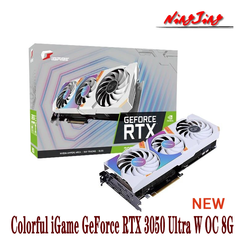 Colorful iGame GeForce RTX 3050 Ultra W OC 8G Support AMD Intel Desktop CPU LHR NEW Colorful iGame GeForce RTX 3050 Ultra W OC 8G Support AMD Intel Desktop CPU LHR NEW