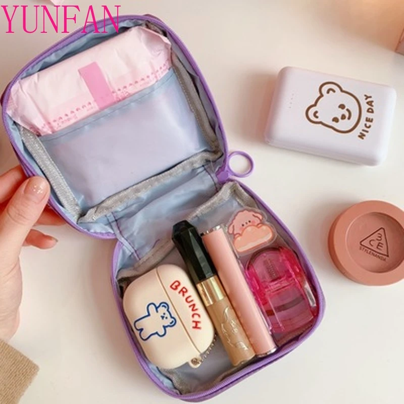 Small Cosmetic Bag Girl Lipstick Bag Women Make Up Organizer Bag Beautician Makeup  Pouch Sanitary Pads Bags Toiletry Beauty Case - Cosmetic Bags & Cases -  AliExpress