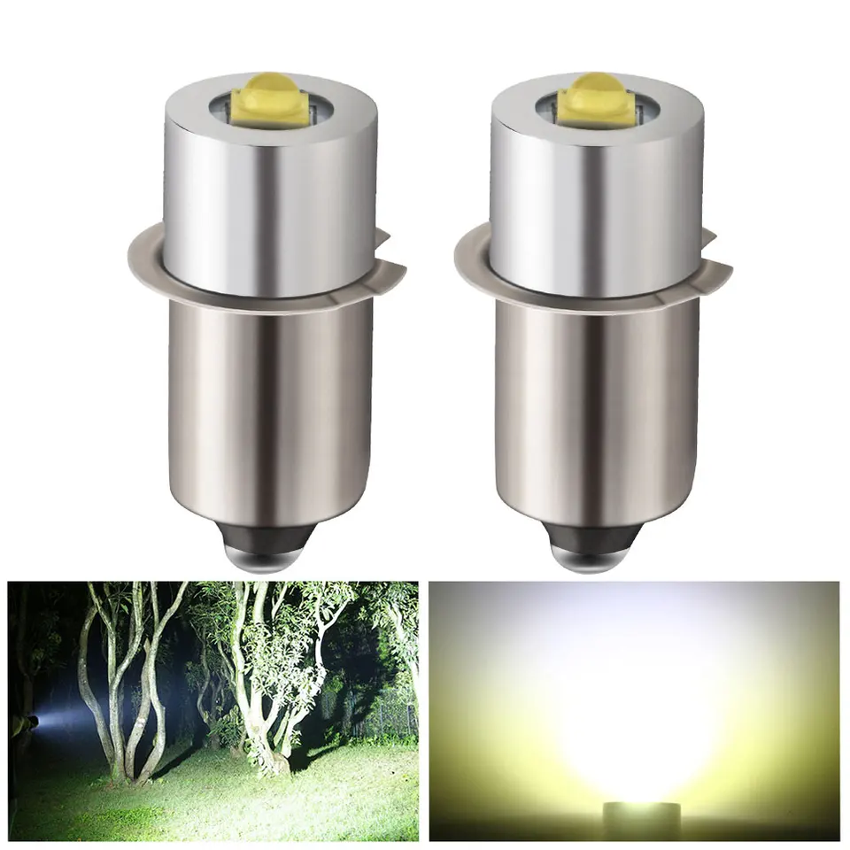 2 pezzi 3V 12V 6V 24V Torcia LED 3W P13.5S Lampadina Magle Torcia LED Lampadina Magle Lampadine DC Flash Light Lampada di segnalazione  39