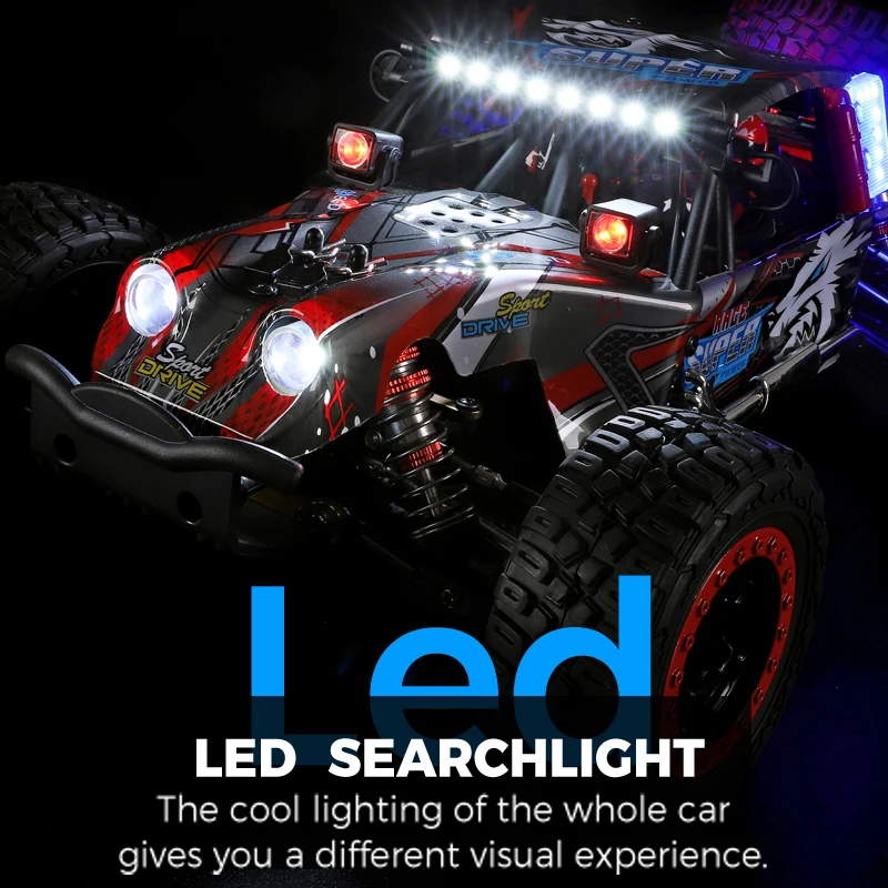 WLtoys 124028 RCī 1:12 60KM/H 4   ڵ LED  帮Ʈ  4x4 ε  (  ̿)