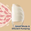 Wireless Breast Pump Caramel Color Electric Wearable Breast Pump BPA-free with LED Display 3 Modes & 9 Levels 5