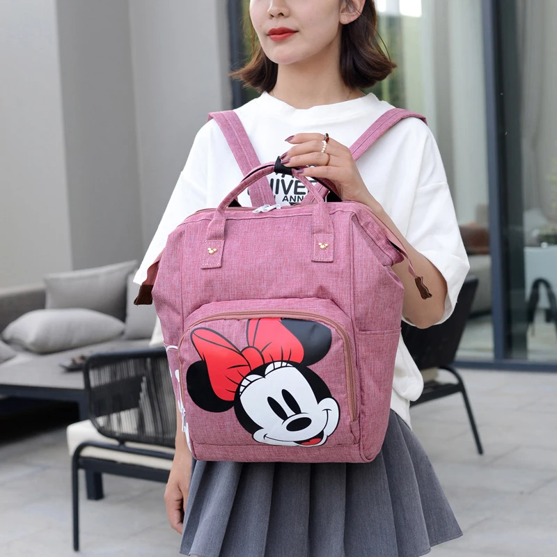Mommy Maternity Bag Disney Mickey Mouse Diaper Waterproof Backpack Storage Bag Large Capacity Baby Stroller Fashion Travel