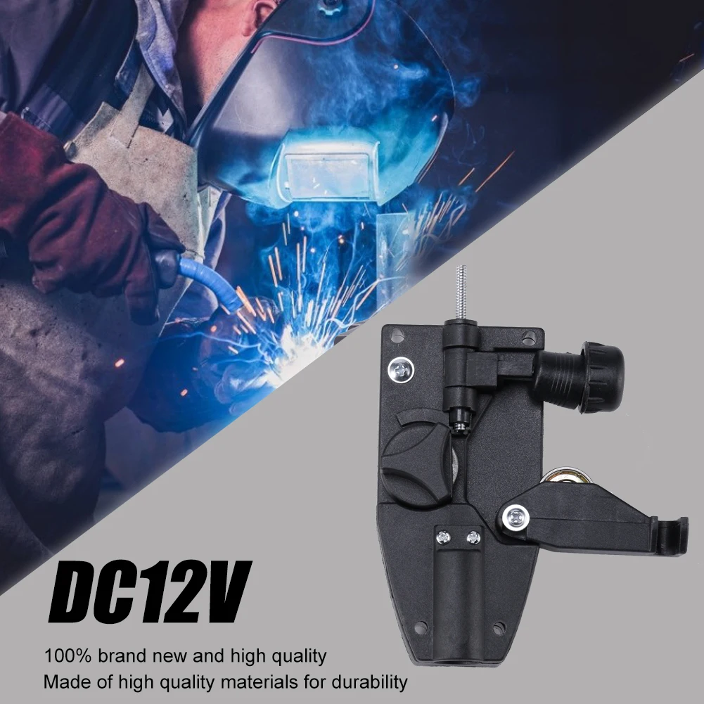 DC 12V MIG Wire Feeder Assembly Light Duty 10W Mig Welding Wire Feeder Low Noise Roll 0.6-1.0mm for V K Groove
