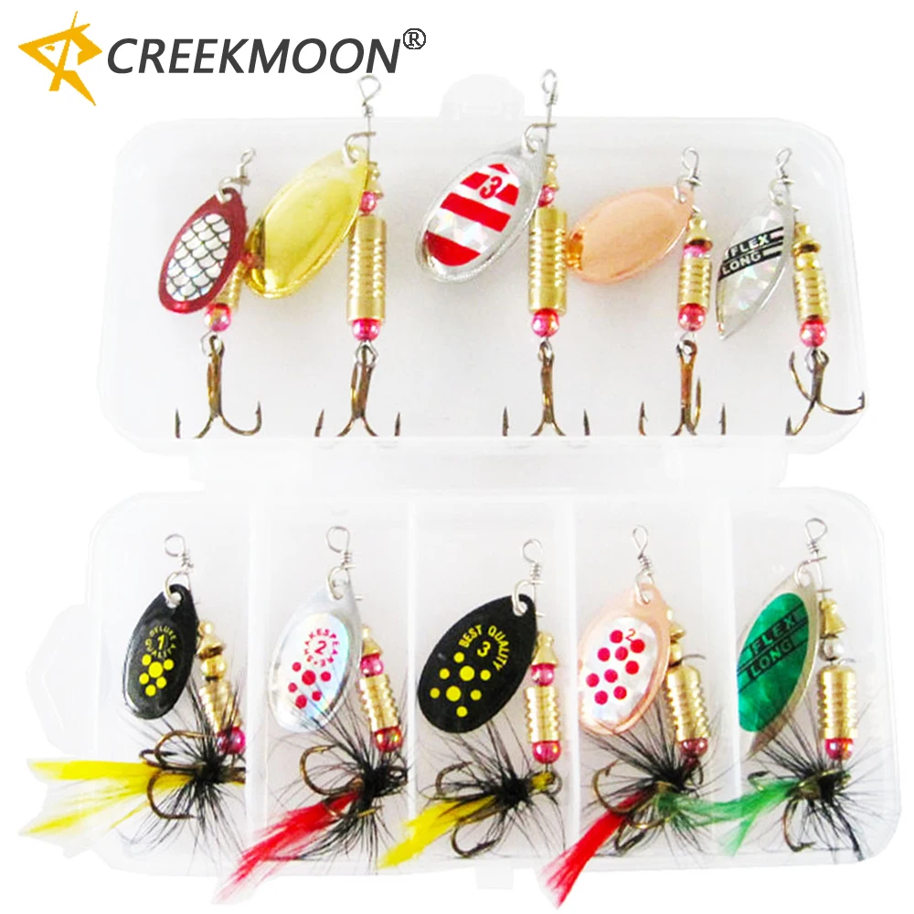 New 10/16/30PCS Mix Metal Spoon Spinner Fishing Lure Set Spoonbait  Crankbaits Wobblers for Pike Crochet Kit Artificial Bait Gift