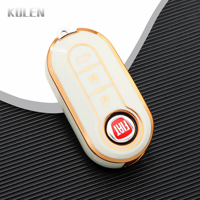 Premium TPU Car Folding Key Case Cover Shell Fob