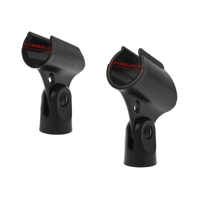 Universal Microphone Clip Shure Mic Holder Handheld Microphone Wireless/Wire Microphone Mount Clamp Desktop Mounting Clip