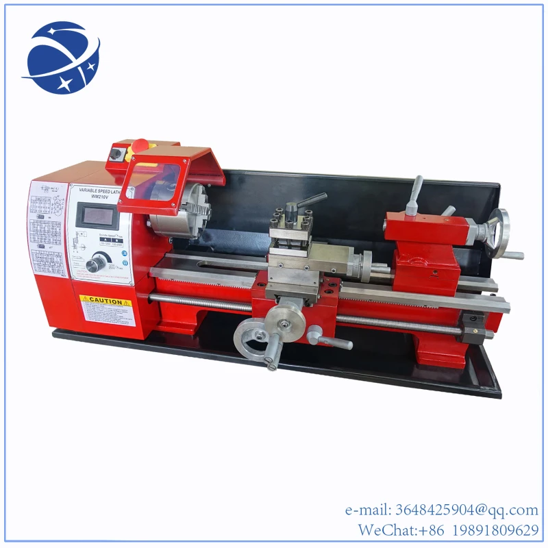

YYHC1100W Brushless Motor WM 210v400 Mini Lathe 38mm Spindle Hole 125mm Chuck Lathe Metal