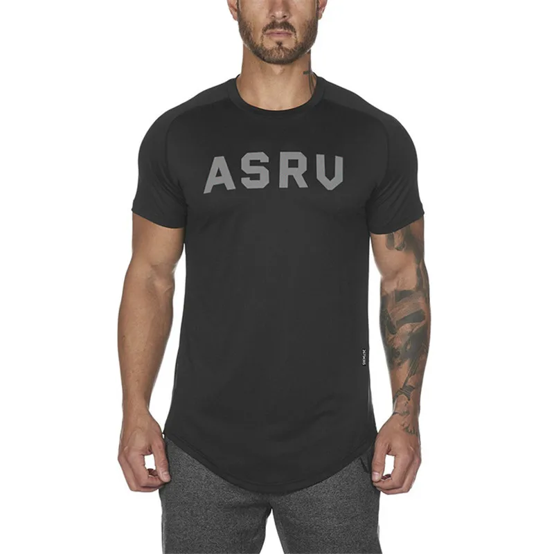 Fitness Gym Shirt Men Basketball Jersey Short Sleeve Sport T Shirt Exercise Training Shirts Bodybuilding Workout Running T-Shirt