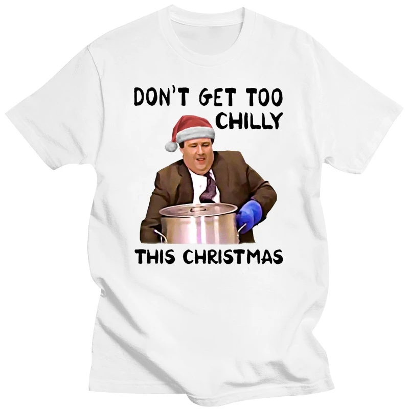 

Мужская забавная футболка, модная футболка, женская футболка с надписью «Don't Get Too Chilly This Christmas» с Кевином малоном