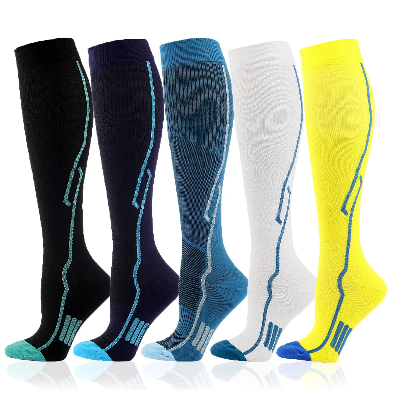 

TANABATA 1 Pair New Nursing Compression Stockings for Women Original Design Nylon Crossfit Soccer Men's Socks Free Shipping