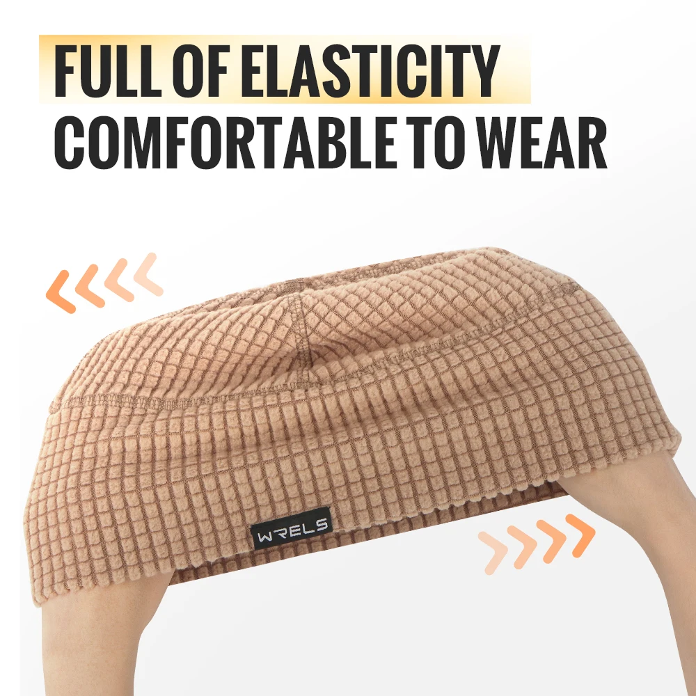 WRELS Autumn and Winter Outdoor Sports Windproof Warm Hat Cycling Skiing Running Inner Lining Cycling Cap Hat For Women Men 4
