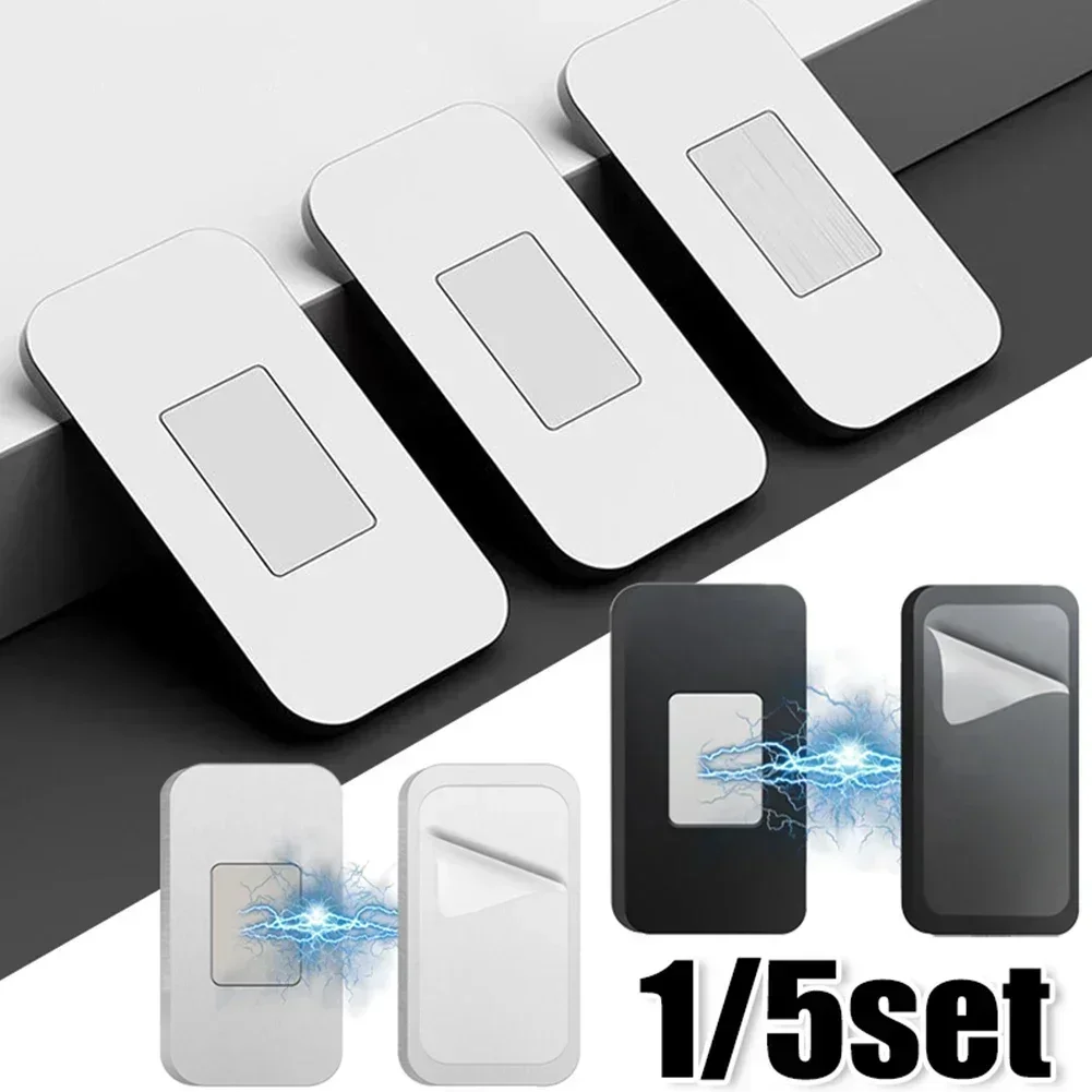 Magnetic Cabinet Catches 1/5set Adhesive Invisible Magnets Latches Closet Door Catch Wardrobe Cupboard Door Closer Hardware