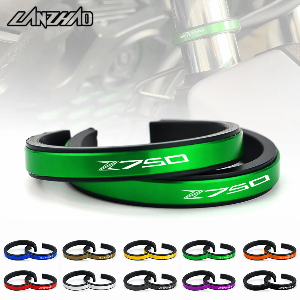 41-44Mm Z750 Ammortizzatore Moto Regolazione Ausiliaria Anello In Gomma Accessori Cnc Per Kawasaki Z750 04-11 Sospensione Anteriore