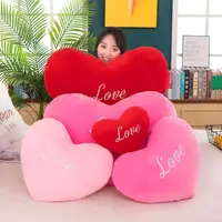 Soft Heart Plush Toys Soft Pillow PP Cotton Stuffed Pillow Kawaii Lovely Gift for Birthday Valentines Day Decorative Home Decor 1